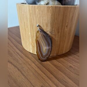 Botswana Agate Pendant.